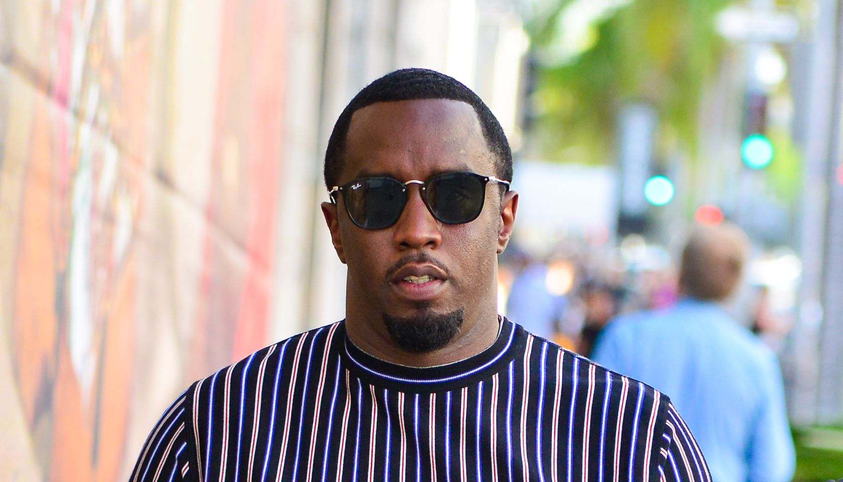 Sean Combs out shopping at the Gucci Store
