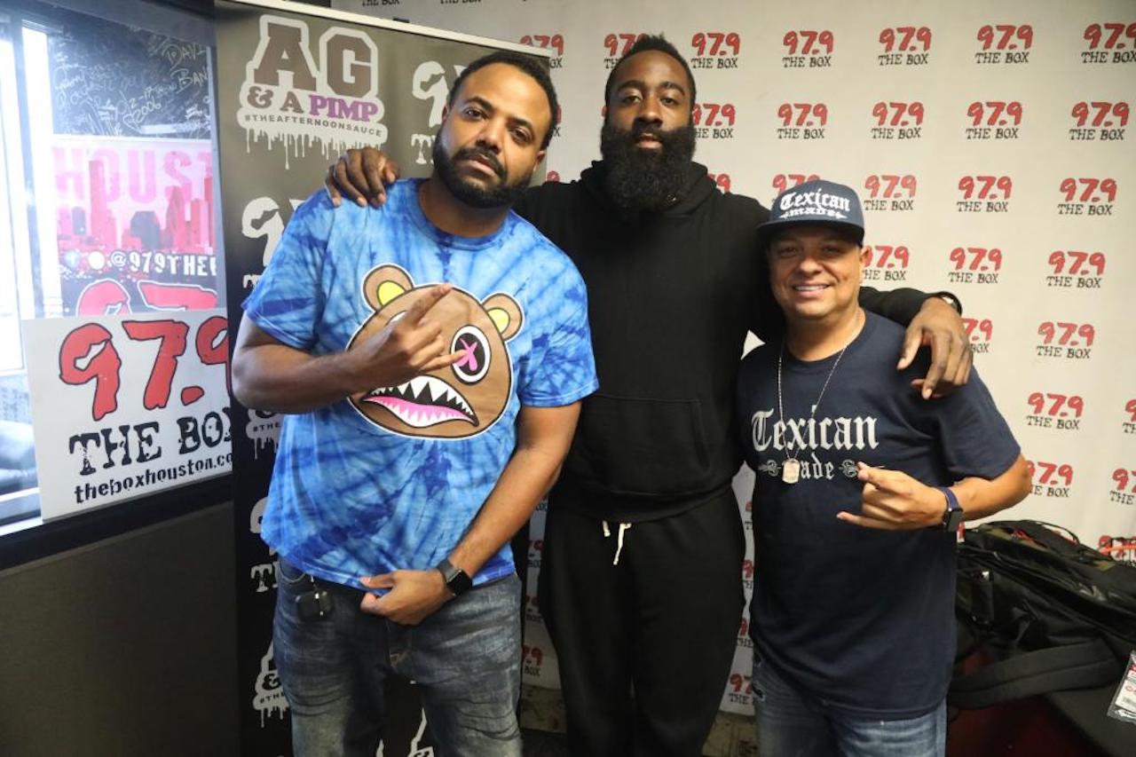 James Harden w/ G-Man & J-Que