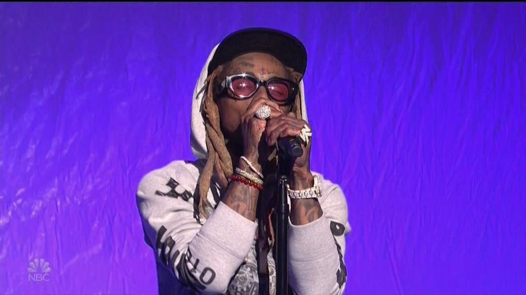 Liev Schreiber with musical guest Lil Wayne hosts the 44th season episode 5 NBC&apos;s &apos;Saturday Night Live&apos;