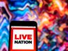 Live Nation Entertainment company logo seen displayed on a