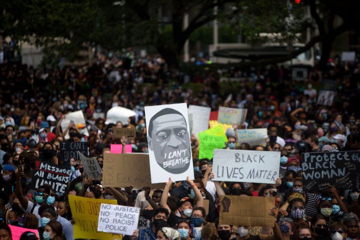 Thousands Protest In Houston For George Floyd