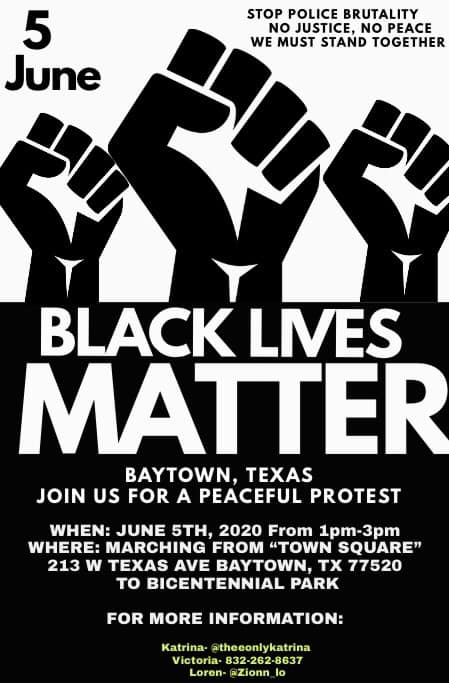 Baytown Protest