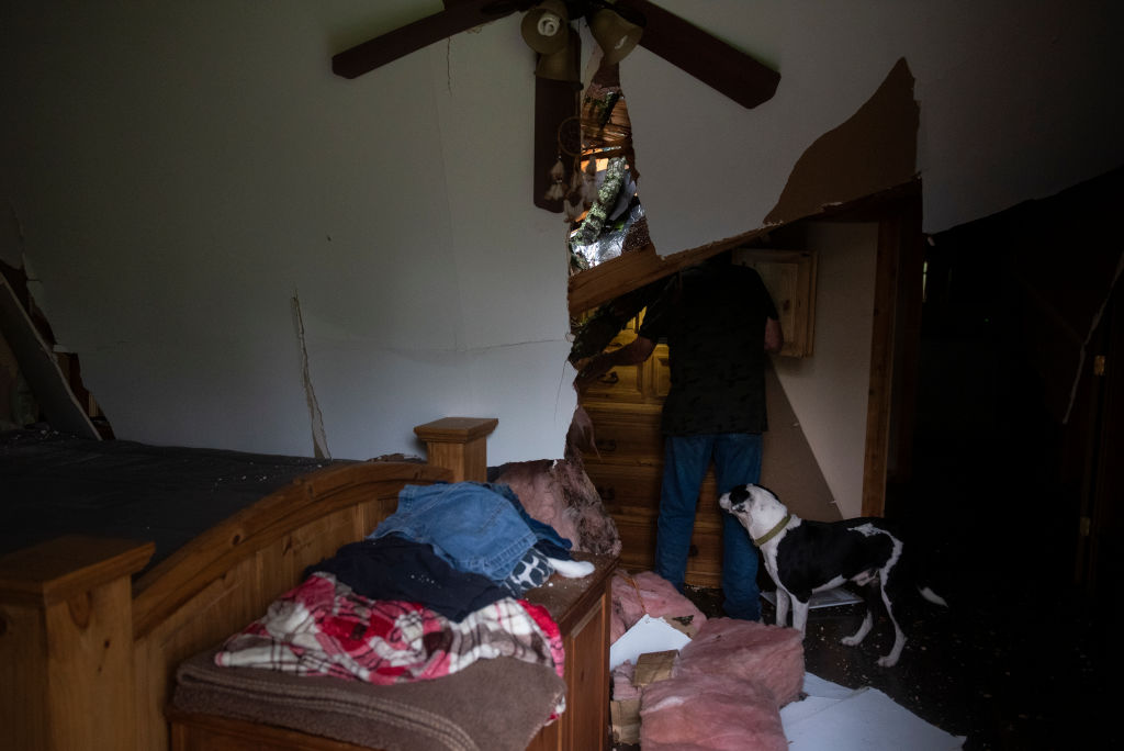 Aftermath of Hurricane Laura