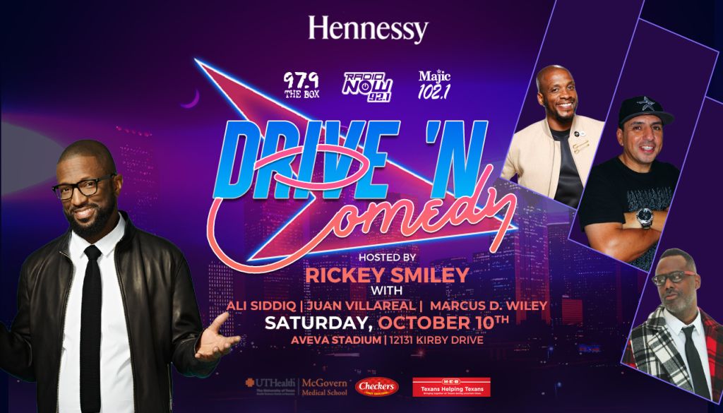 Drive 'N Comedy: Rickey Smiley, Ali Siddiq, Marcus D. Wiley To Perform!