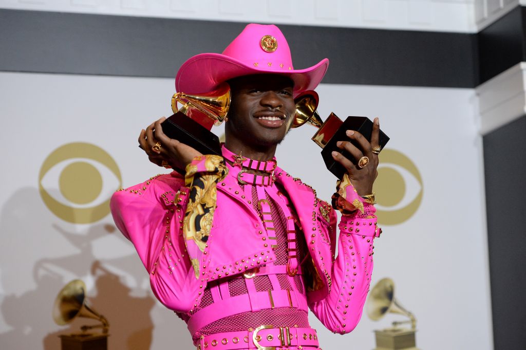 Lil Nas X Celebrates Grammy Win