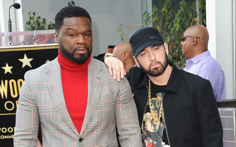 Curtis "50 Cent" Jackson is honored with a star on the Hollywood Walk of Fame