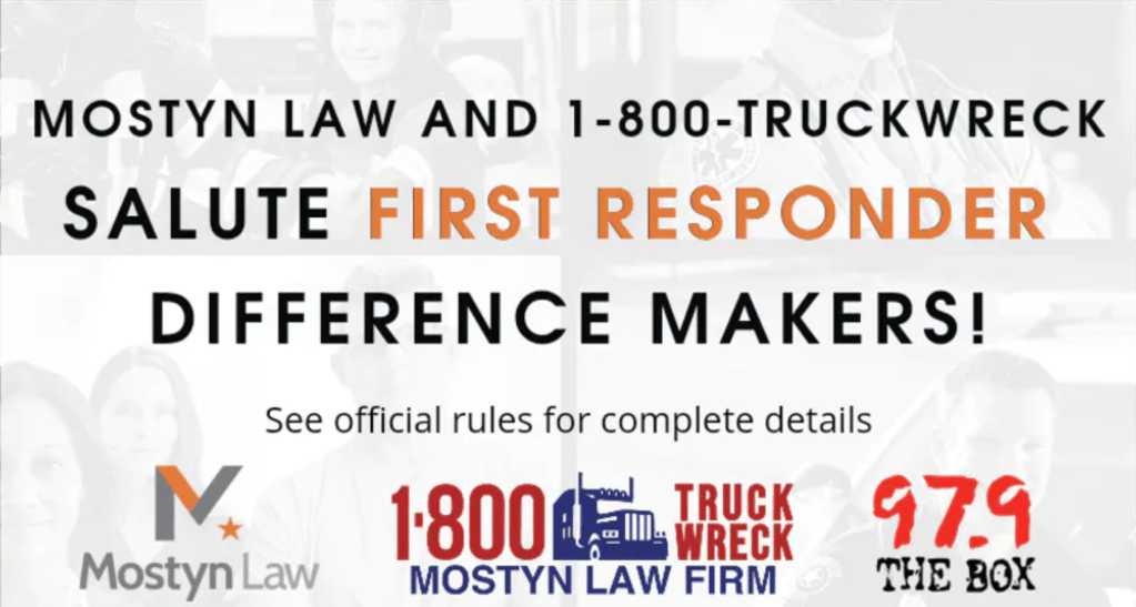 Mostyn Law Firm First Responder Difference Makers