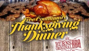 Burns BBQ Thanksgiving Dinner Give Away