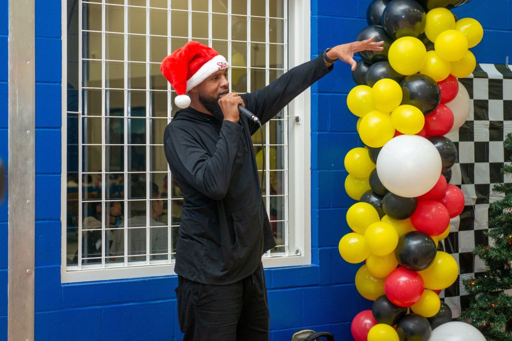 Slim Thug and Checkers Holiday Surprise at Boys & Girls Club
