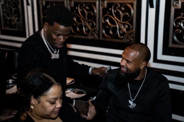 Lil Keke (LGND) Listening Party Dinner @ Five Central Houston Texas Feb 2022