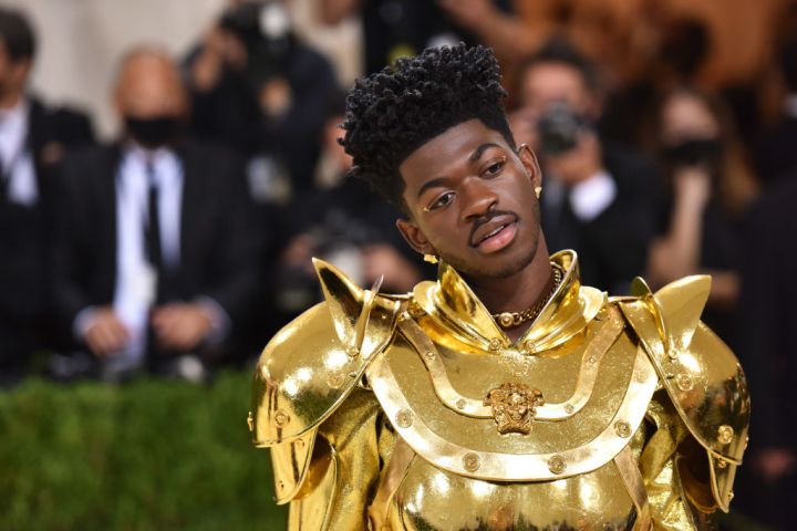 Ok this wasn't Halloween but Lil Nas X and this gold fit was FIRE