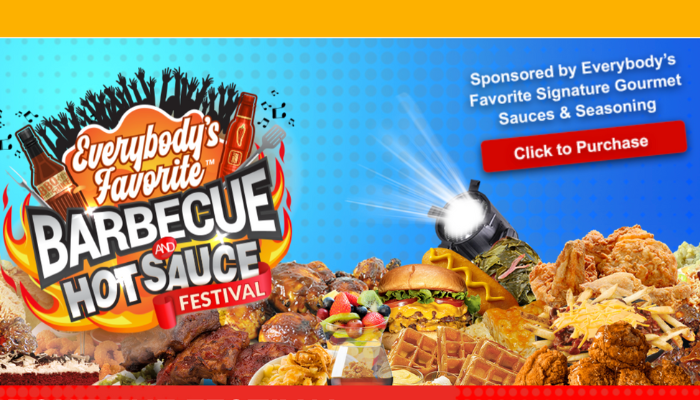 Everybody’s Favorite BBQ & Hot Sauce Festival is an inviting diverse event that highlights the aroma of America’s best barbecue vendors while bringing together a multi-cultural outdoor social setting that is sure to evoke a spirit of love, unity and memori