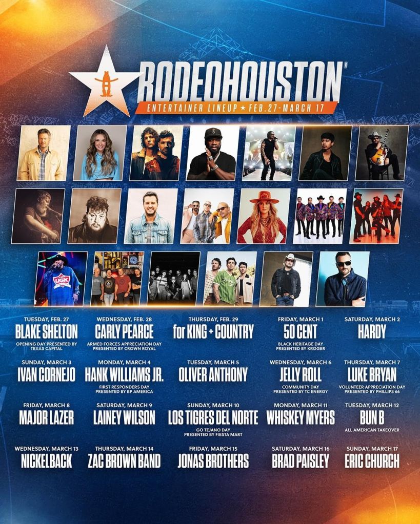 Houston Rodeo 2024 Full Lineup