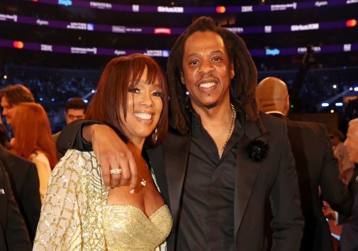 Jay-Z and Gayle King