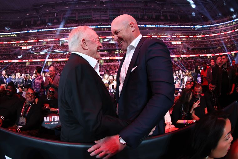 Jerry Jones and Jason Witten