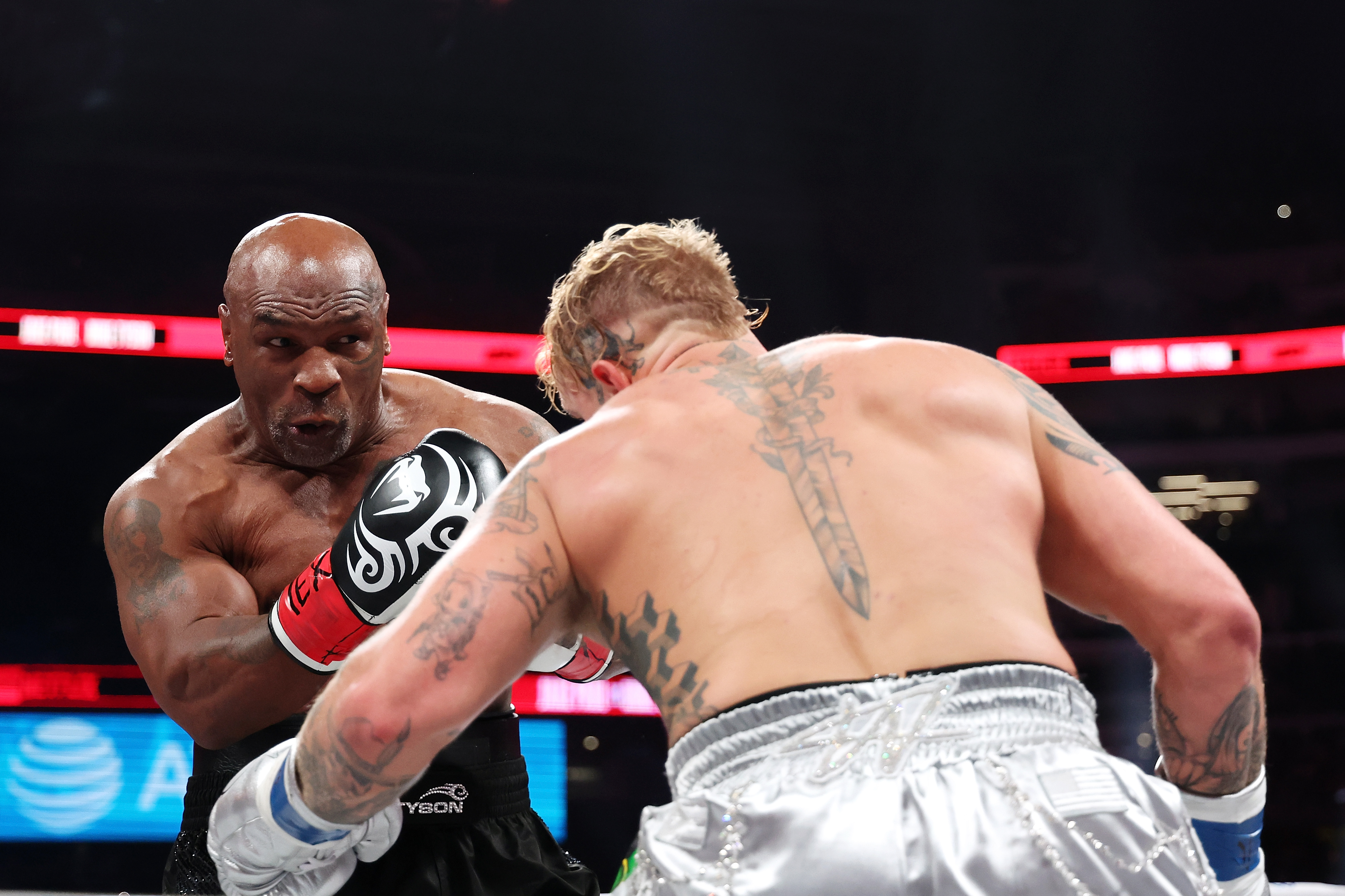 Mike Tyson and Jake Paul