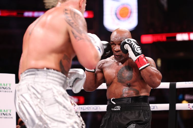 Mike Tyson and Jake Paul