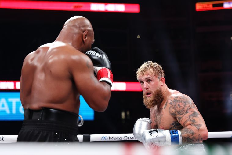 Mike Tyson and Jake Paul