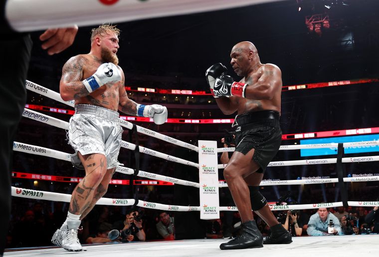 Mike Tyson and Jake Paul