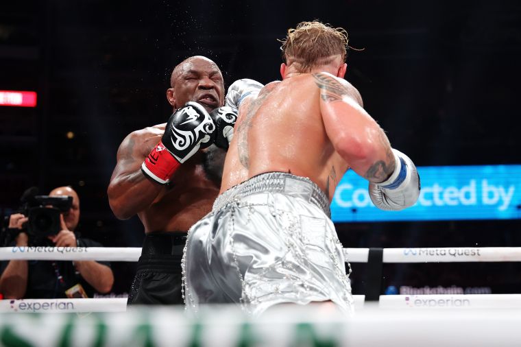 Mike Tyson and Jake Paul