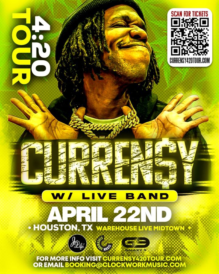 Curren$y with Live Band at Warehouse Live Midtown