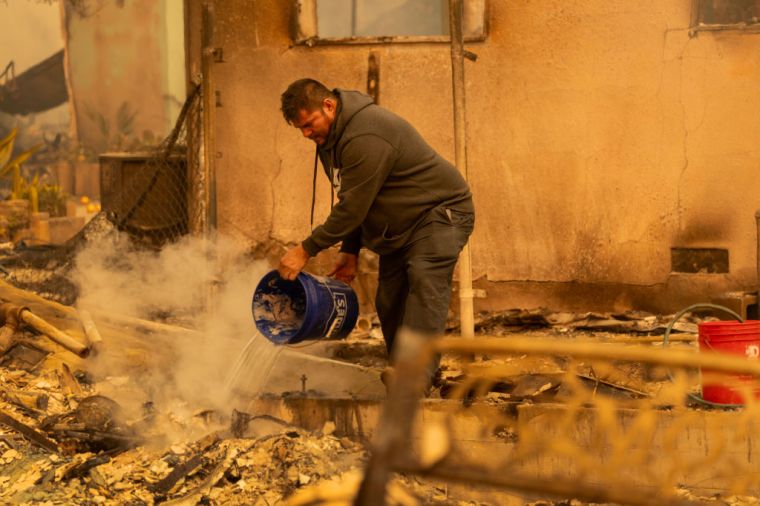 Powerful Winds Fuel Multiple Fires Across Los Angeles Area