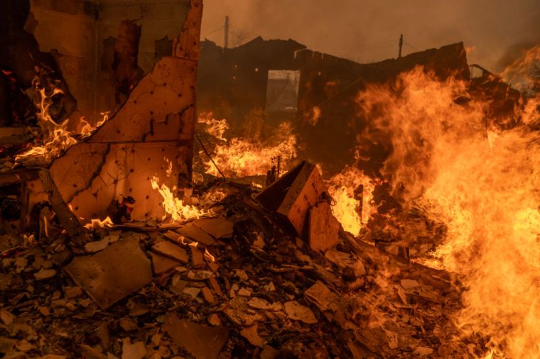 Powerful Winds Fuel Multiple Fires Across Los Angeles Area