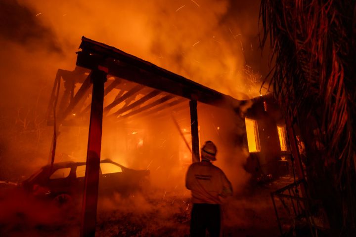 Powerful Winds Fuel Multiple Fires Across Los Angeles Area