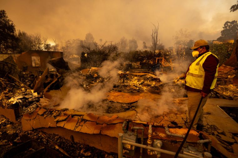 Powerful Winds Fuel Multiple Fires Across Los Angeles Area