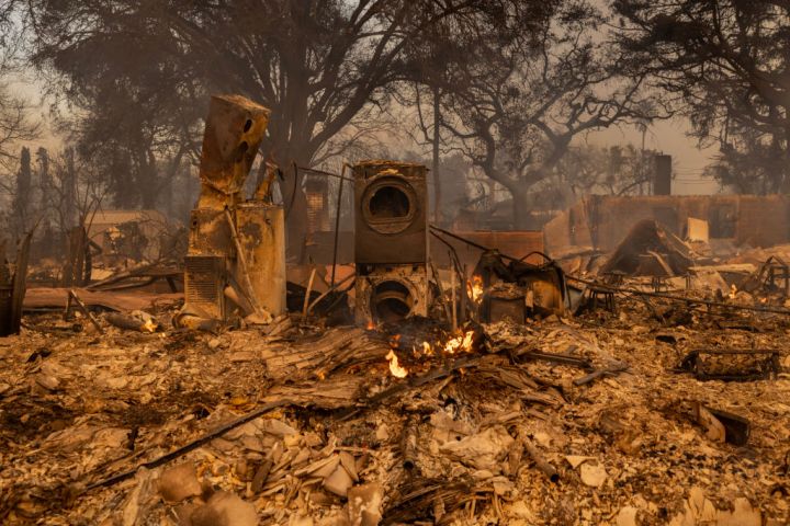 Powerful Winds Fuel Multiple Fires Across Los Angeles Area
