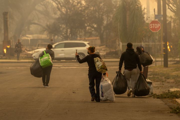 Powerful Winds Fuel Multiple Fires Across Los Angeles Area