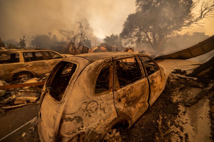 Powerful Winds Fuel Multiple Fires Across Los Angeles Area