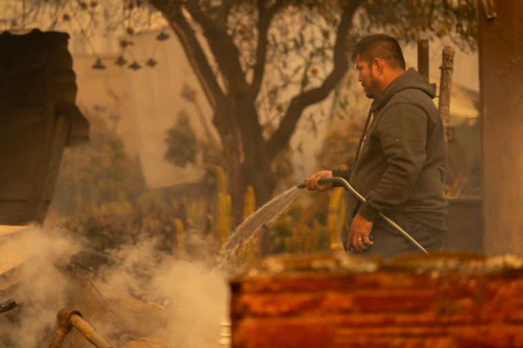 Powerful Winds Fuel Multiple Fires Across Los Angeles Area