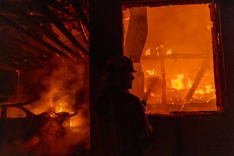 Powerful Winds Fuel Multiple Fires Across Los Angeles Area