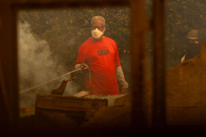Powerful Winds Fuel Multiple Fires Across Los Angeles Area