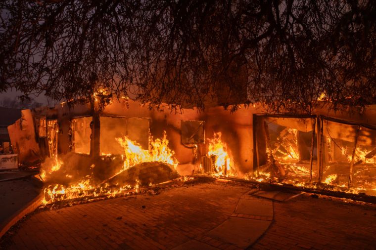 Powerful Winds Fuel Multiple Fires Across Los Angeles Area