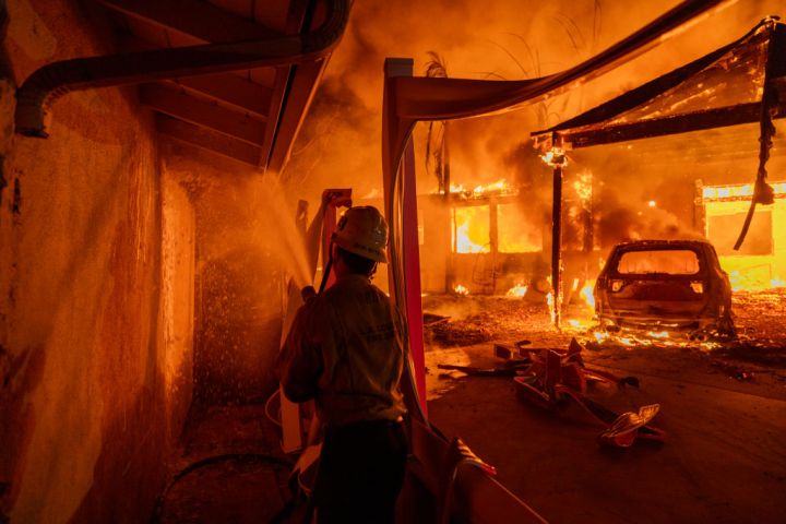 Powerful Winds Fuel Multiple Fires Across Los Angeles Area