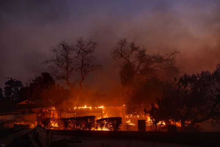 Powerful Winds Fuel Multiple Fires Across Los Angeles Area