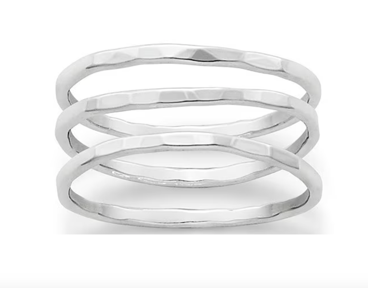 James Avery Sterling SIlver Delicate Forged Rings