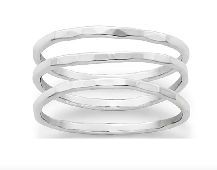 James Avery Sterling SIlver Delicate Forged Rings