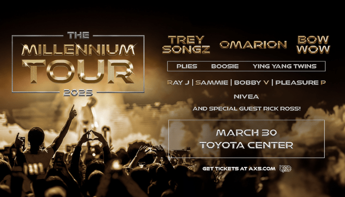 Millennium Tour Houston 2025 Live Concert PromoMillennium Tour Houston 2025 Live Concert Promo