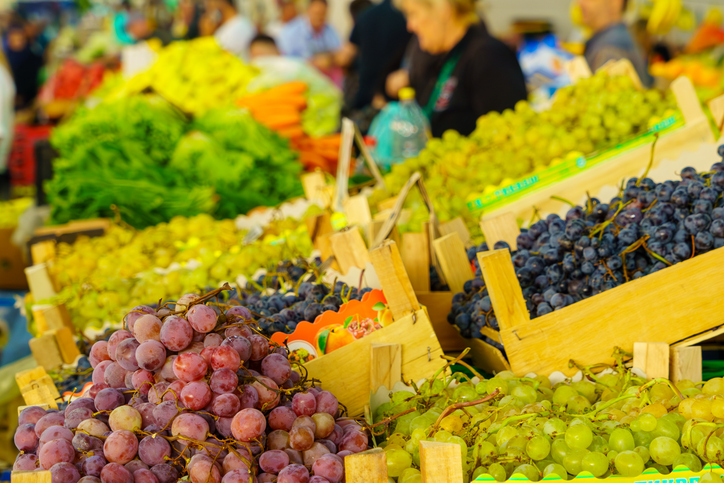 Farmer markets in Old Bazaar quarter, Skopje