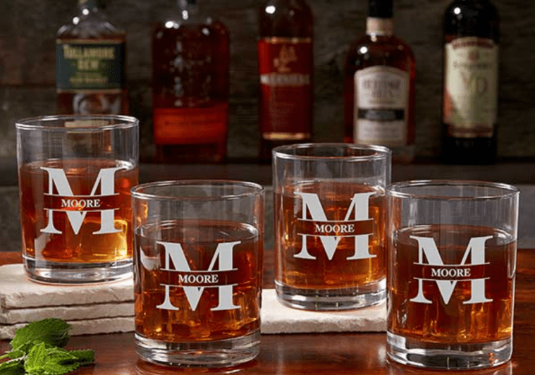 Personalized Old Fashioned Whiskey Glass | $12.59