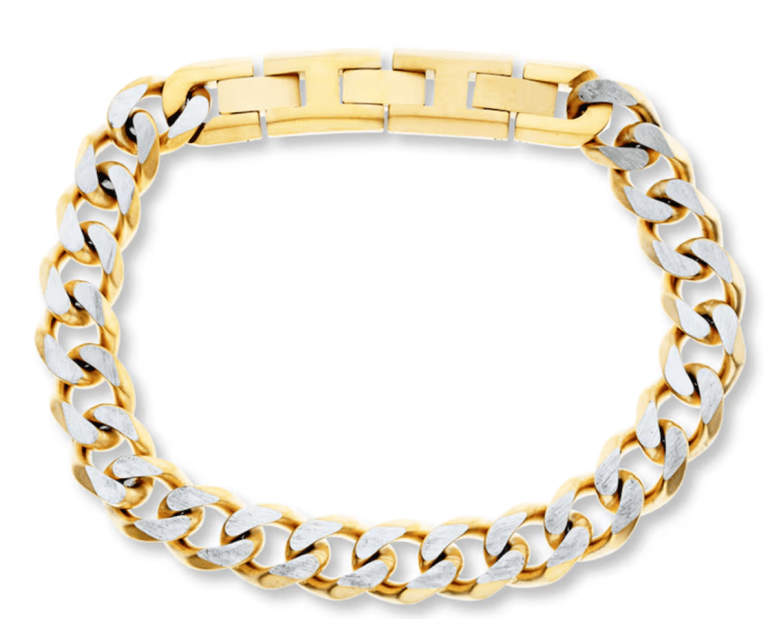 Curb Chain Bracelet Stainless Steel 10" Length