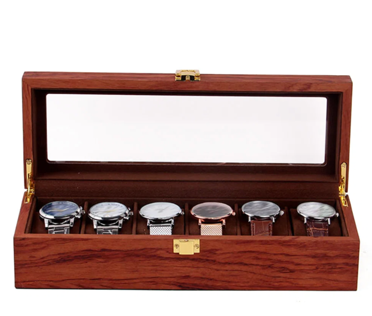 6-Slot Watch Display Box | $25.99