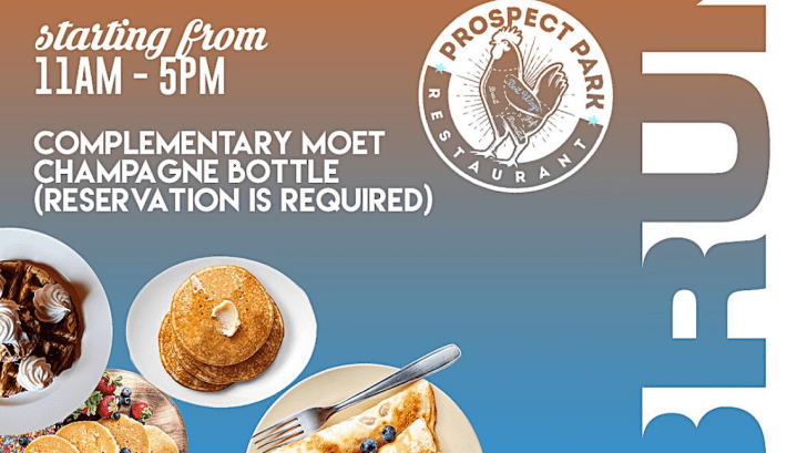 Father's Day Brunch at Prospect Park with Complimentary Moet Champagne | June 15