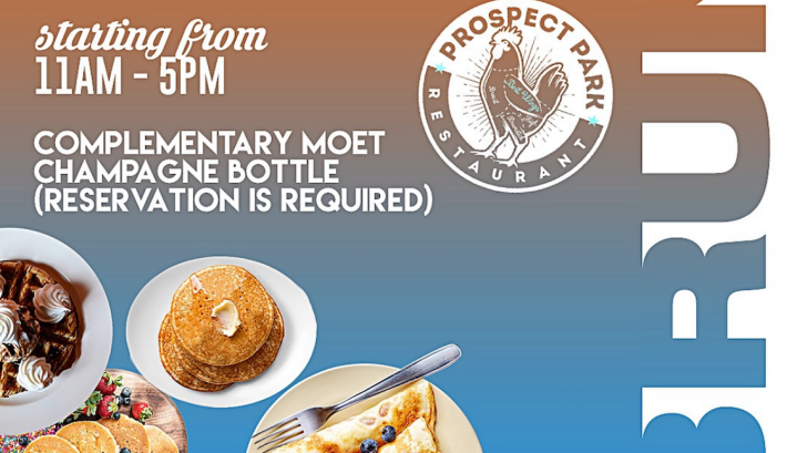 Father's Day Brunch at Prospect Park with Complimentary Moet Champagne | June 15