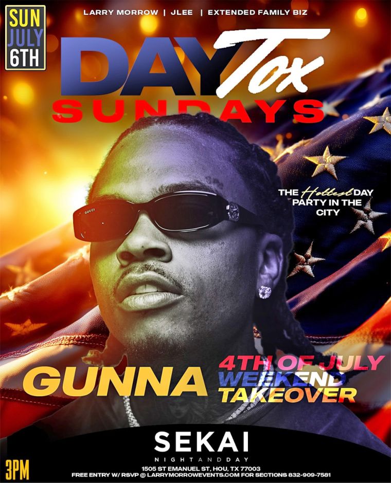 Gunna at DayTox Sundays | July 6