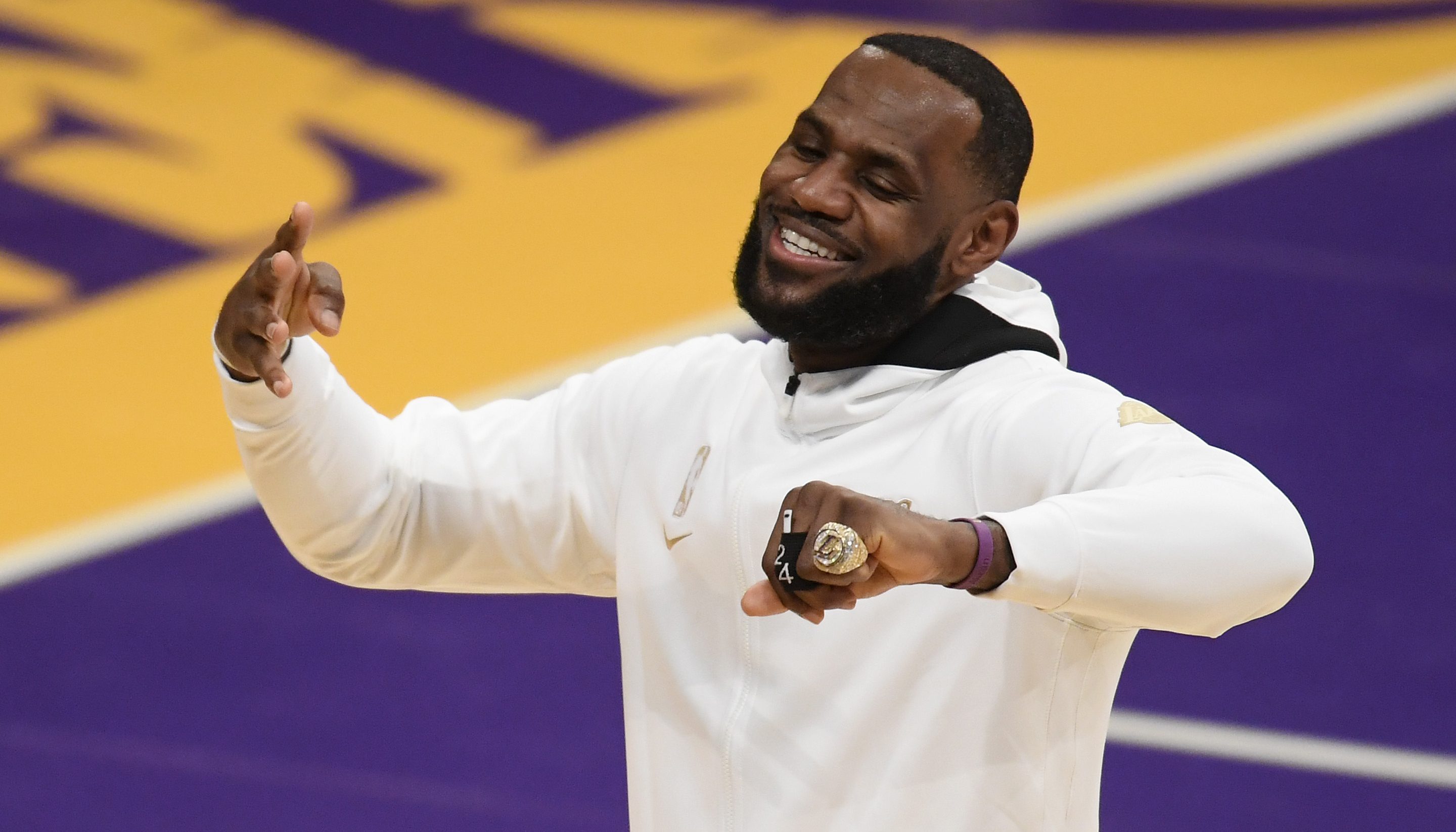 LeBron James Ring Ceremony