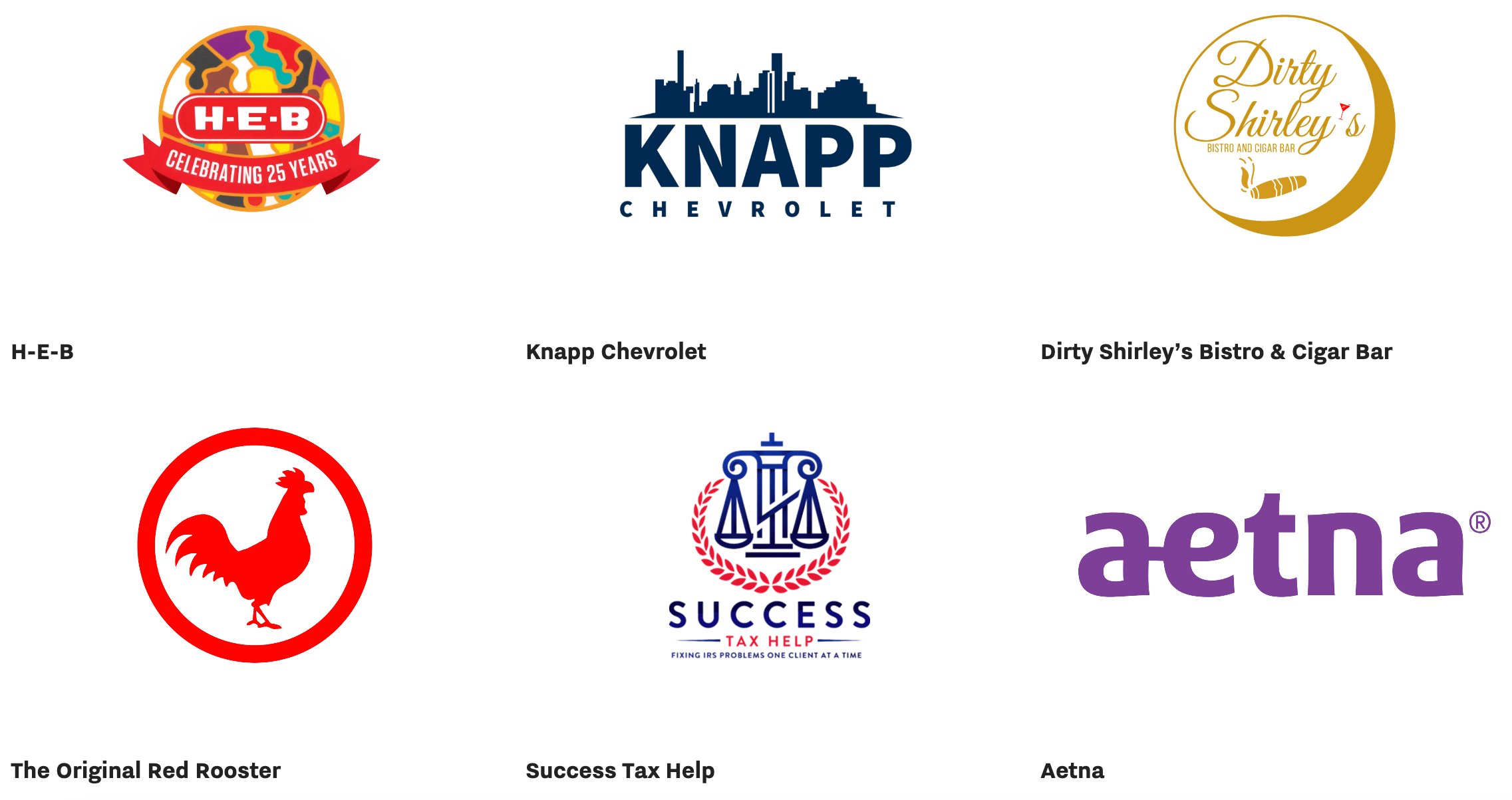 Golf Tourney Sponsors